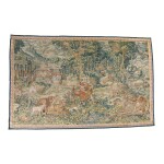 A FLEMISH GAMEPARK TAPESTRY WITH ORPHEUS CALMING THE BEASTS CIRCA 1600