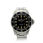 REFERENCE 5513 SUBMARINER A STAINLESS STEEL AUTOMATIC WRISTWATCH WITH BRACELET, CIRCA 1977