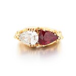 Bague rubis et diamant | Ruby and diamond ring