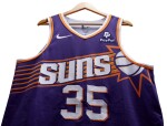 Kevin Durant Phoenix Suns 2023-2024 Kia NBA Tip-Off Game Worn Away Jersey | Matched to 4 Games