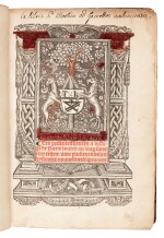 Book of hours, Paris, 1522, contemporary calf gilt for Catherine de la Croix