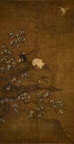 Anonymous (Ming Dynasty), Cranes and Monkeys | 佚名(明) 鶴壽封侯圖