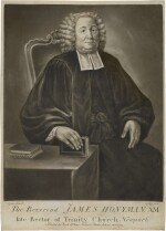 The Reverend James Honyman, A.M. (Stauffer 2372)