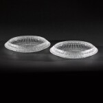 A pair of Lalique 'Marguerite' shallow circular bowls, late 20th century