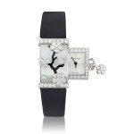 'Secret Miroir des Eaux' Diamond, Mother-of-pearl and Onyx Wristwatch | 梵克雅寶 | 'Secret Miroir des Eaux' 鑽石 配 貝母 及 縞瑪瑙 腕錶
