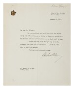 WOODROW WILSON | President-elect Woodrow Wilson assures Edward Filene that he holds Louis Brandeis "in very high esteem"