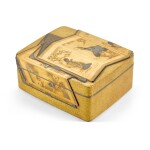 A LACQUER TEBAKO [ACCESSORY BOX], MEIJI PERIOD, LATE 19TH CENTURY
