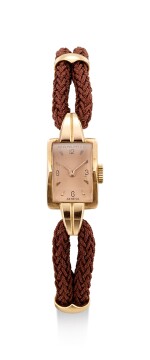 PATEK PHILIPPE | REFERENCE 2112, A PINK GOLD WRISTWATCH WITH PINK DIAL, MADE IN 1946