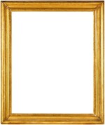 A 19th century giltwood frame, probably Italian; distantly influenced by the 'Salvator Rosa' pattern