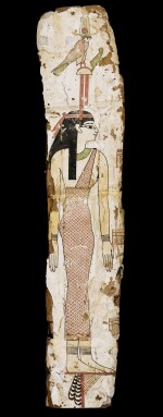 An Egyptian Polychrome Wood Panel, 25th/26th Dynasty, 750-525 B.C.
