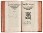 Vergara, De Graecae linguae grammatica libri quinque, Paris, 1545, later tan calf gilt