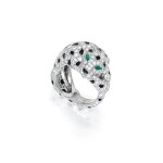 Cartier | Onyx, Emerald and Diamond 'Panthère' Ring, France