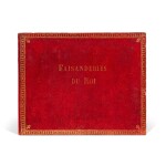 Faisanderies du Roi. Album de plans originaux, aquarellés pour l'élevage de faisans [vers 1825-1830].