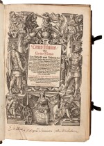 Livy and Florus, Von Ankunfft und Ursprung des Römischen Reichs, Strassburg, 1587, stamped pigskin