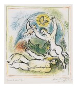 MARC CHAGALL | IN THE LAND OF THE GODS: PLATE X (M. 538; SEE C. BKS. 72)