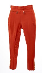 Red trousers, Hermès