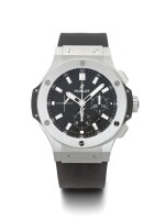 HUBLOT | BIG BANG, A STAINLESS STEEL AND TITANIUM AUTOMATIC CHRONOGRAPH WRISTWATCH WITH DATE CIRCA 2005