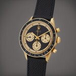 Reference 6241 Daytona Paul Newman 'John Player Special' | A yellow gold chronograph wristwatch, Circa 1969