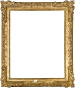 A mid-18th century Venetian Rococo carved giltwood frame