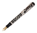 MONTBLANC | A STERLING PLATED AND RESIN FOUNTAIN PEN, CIRCA 1993