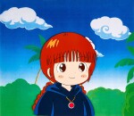 Kukuri Animation Cel with Printed Background |  歌莉賽璐璐，附印刷背景
