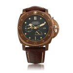 PANERAI | LUMINOR SUBMERSIBLE 1950 3-DAYS AUTOMATIC BRONZO, REF PAM00507 LIMITED EDITION BRONZE WRISTWATCH WITH DATE AND POWER-RESERVE INDICATION CIRCA 2011