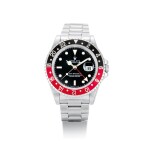 ROLEX | GMT-MASTER II, REFERENCE 16710, A STAINLESS STEEL DUAL TIME ZONE WRISTWATCH WITH DATE AND BRACELET, CIRCA 1990 | 勞力士 | "GMT-Master II 型號16710 精鋼兩地時間鏈帶腕錶，備日期顯示，錶殼編號E836689，約1990年製"