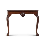 An Irish George II style mahogany console table, 19th century