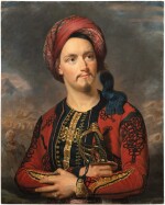 Portrait of a soldier dressed as an Ottoman | Portrait d'un soldat en costume ottoman