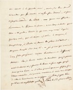 Napoleon I | Letter signed, on the need for new uniforms after the retreat from Moscow, 1813