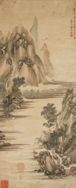 Yang Eryou 1705-1780 楊二酉 | Landscape 山高日長