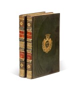 Les aventures de Télémaque, 1824. 2 vol. en veau d'époque, aux armes de Charles X.