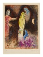 MARC CHAGALL | CHLOE IS DRESSED AND BRAIDED BY CLEARISTE (M. 345; SEE C. BKS. 46)