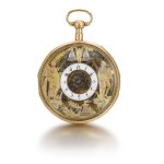 GOLD QUARTER REPEATING AUTOMATON WATCH WITH JACQUEMARTS CIRCA 1790 NO. 5089