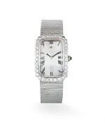 Montre bracelet de dame or et diamants | Lady's gold and diamond bracelet watch