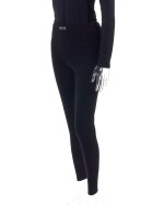 Pair of black cashmere pull-on pants