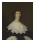 CORNELIUS JOHNSON | PORTRAIT OF LADY ELIZABETH CRAVEN (NÉE FAIRFAX), WIFE OF SIR WILLIAM CRAVEN OF LENCHWICK (1610-1655), HALF LENGTH