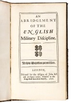 Abridgement of the English military discipline, 4 editions, 1676, 1684, 1685, 1686