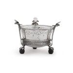A late 17th century English silver brazier, maker's mark 'D', possibly for Isaac Dighton (Mitchell p.265), London circa 1680