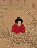 Gai Qi 1773-1828 改琦 | Lady in Red 紅衣仕女