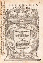 Cosa nueva. Estilo de escrevir cartas mensageras cortesanamente. Valladolid, 1549. Reliure espagnole du XVIIIe siècle.