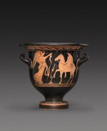 An Apulian Red-figured Bell Krater, Attributed to the Tarporley Painter, circa 380-370 B.C.