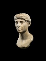 A Roman Marble Portrait Bust of a Woman, Augustan, circa early 1st Century A.D.
