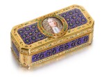 A gold and enamel portrait snuff box, René-Antoine Bailleul, Paris, 1788