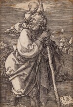 Saint Christopher Facing Left (B. 51; M., Holl. 53)