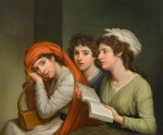 Triple portrait of Emma, Lady Hamilton (1765–1815), as the three Muses | 《裝扮成三位繆斯的愛瑪・漢密爾頓夫人（1765–1815年）肖像》