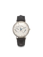 BREGUET | REF 3680, A WHITE GOLD AUTOMATIC WRISTWATCH WITH DATE AND POWER RESERVE INDICATION CIRCA 2000