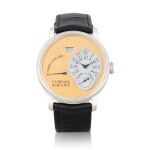 Montre bracelet en platine avec date et réserve de marche |  Platinum wristwatch with date and power reserve    Vers 2002 |  Circa 2002