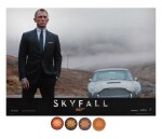 Skyfall (2012), four Floating Dragon (Macau) casino chips, British, and poster, Italian
