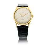 REFERENCE 570 GRAND CALATRAVA RETAILED BY TIFFANY & CO.: A GOLD CENTER SECONDS WRISTWATCH, CIRCA 1969